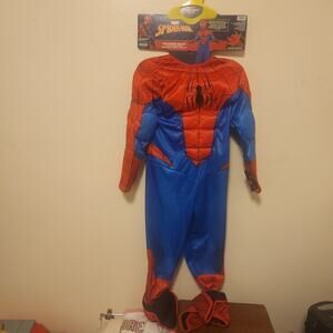 Boys Spiderman Costume NWT Size 5-6